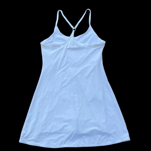 Outdoor Voices Dress Sz M White Racerback Lined Skort Exercise Athletic Tennis - Picture 5 of 11